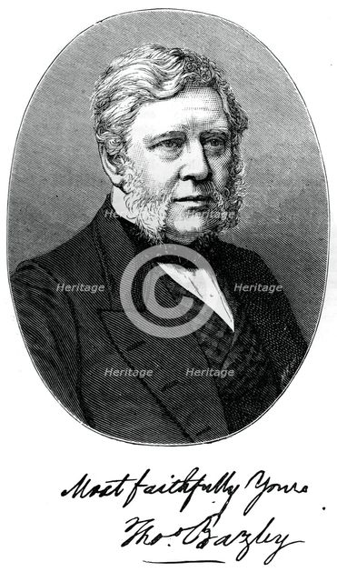Sir Thomas Bazley, 1st Baronet, British manufacturer and politician, c1880. Artist: Unknown