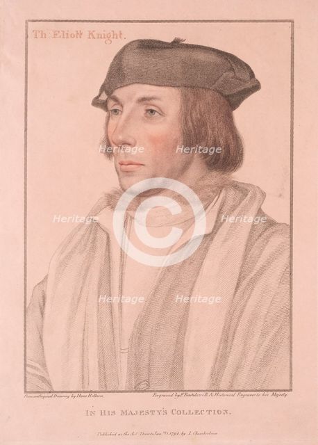 Sir Thomas Eliott, 1794. Creator: Francesco Bartolozzi (British, 1727-1815).