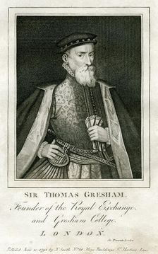 Sir Thomas Gresham, British merchant and financier, 16th century (1793)