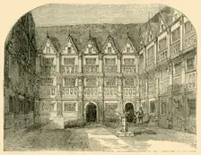 Sir Thomas Gresham's House in Bishopsgate Street (c1872). Creator: Unknown