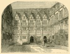 Sir Thomas Gresham's House in Bishopsgate Street (c1872). Creator: Unknown