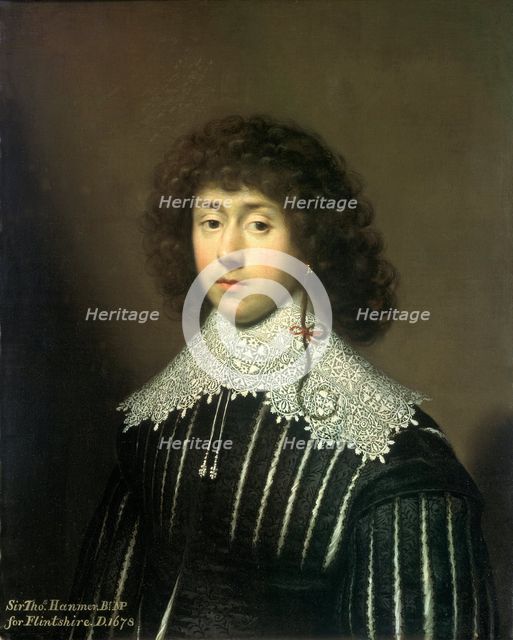 'Sir Thomas Hanmer', (1612-1678), 1631. Creator: Cornelis Janssens van Ceulen.