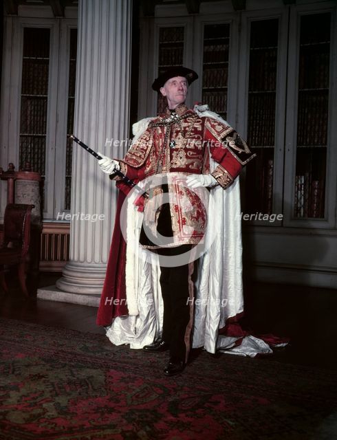Sir Thomas Innes of Learney, Lord Lyon King of Arms, Signet Library, Edinburgh, Scotland, 1952. Creator: Arthur Charles Kirby Ware.