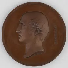 Sir Thomas Lawrence P.R.A., Art Union of London medal, c1860. Creator: George Gammon Adams
