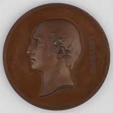 Sir Thomas Lawrence P.R.A., Art Union of London medal, c1860. Creator: George Gammon Adams