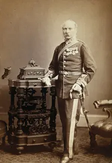 Sir Thomas Longmore, 1877. Creator: Adams & Stilliard