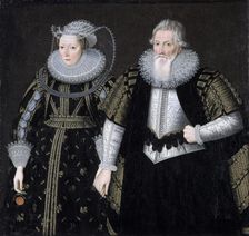 Sir Thomas Mansel and his wife Jane 1625