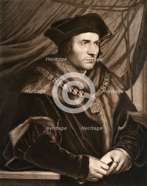 'Sir Thomas More', 1527, (1902). Artist: Hans Holbein the Younger