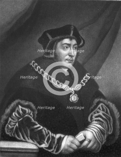 ''Sir Thomas More; Natus 1482, beheaded 1535', 1811. Creator: Charles Turner.