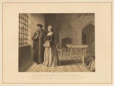 Sir Thomas More and his Daughter Margaret (1878). Artist: Robert Anderson