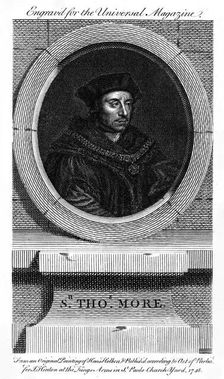 Sir Thomas More, Catholic English lawyer, writer, and politician, (1748)