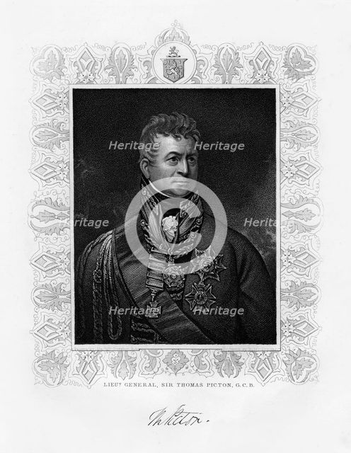 Sir Thomas Picton, British military leader, 19th century. Artist: Unknown