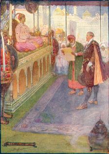Sir Thomas Stood Before The Mogul c1908, (c1920). Artist: Joseph Ratcliffe Skelton