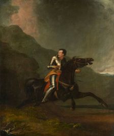 Sir Trevisan fleeing from Despair, 1820. Creator: Abraham Cooper