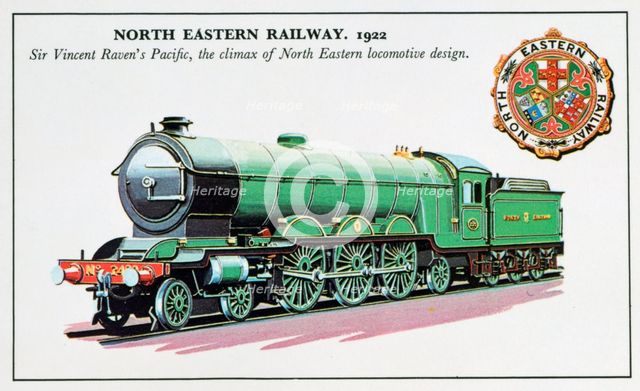 Sir Vincent Raven's Pacific, North Eastern Railway, 1922, (20th century). Artist: Unknown