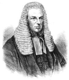 Sir W. B. Brett, the new Solicitor-General, 1868. Creator: Unknown