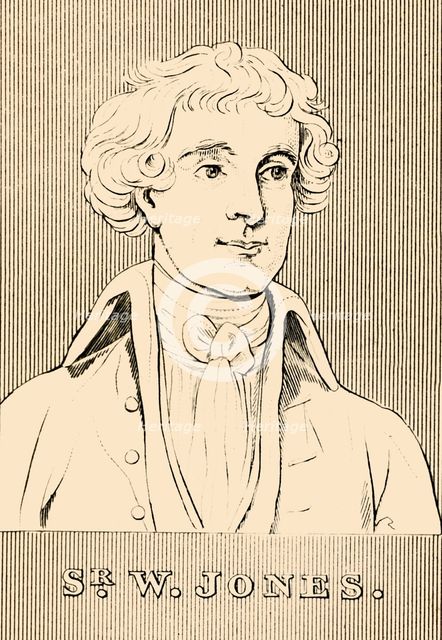 'Sir W. Jones', (1746-1794), 1830. Creator: Unknown.
