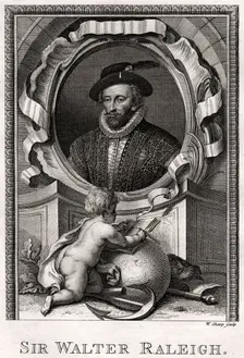 Sir Walter Raleigh 1775. Artist: W Sharp