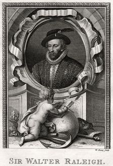 Sir Walter Raleigh 1775. Artist: W Sharp