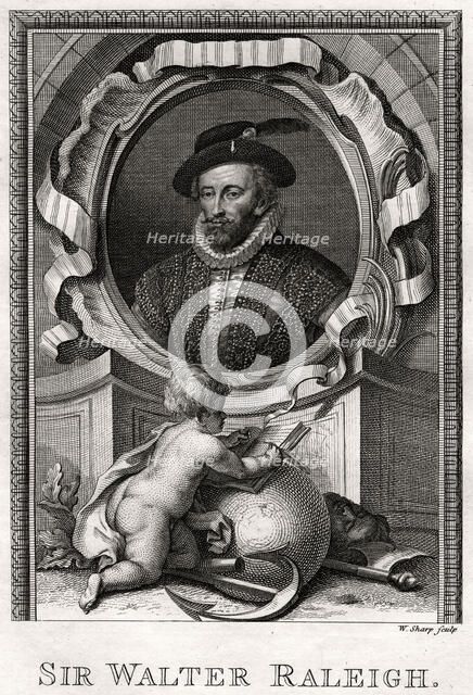 'Sir Walter Raleigh', 1775. Artist: W Sharp