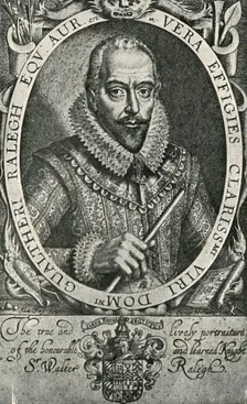 Sir Walter Raleigh 1906. Creator: Simon de Passe