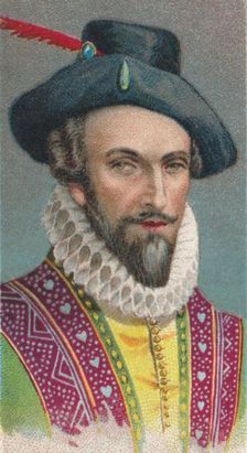 Sir Walter Raleigh, English writer, poet, courtier, adventurer and explorer, 1924