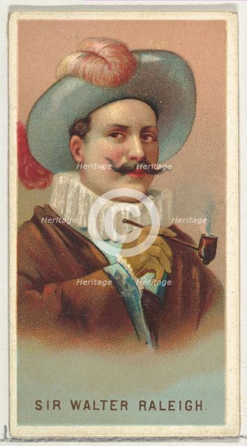 Sir Walter Raleigh, from World's Smokers series (N33) for Allen & Ginter Cigarettes, 1888. Creator: Allen & Ginter.