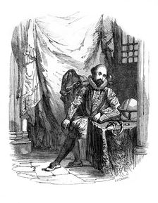 Sir Walter Raleigh in the Tower of London, 1603-1616 (1836).Artist: J Jackson