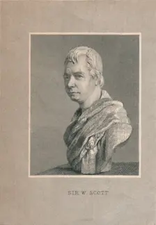 Sir Walter Scott, 19th century. Creator: Unknown