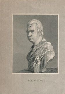 Sir Walter Scott, 19th century. Creator: Unknown