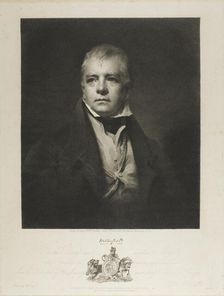 Sir Walter Scott Bart, 1826. Creator: William Walker