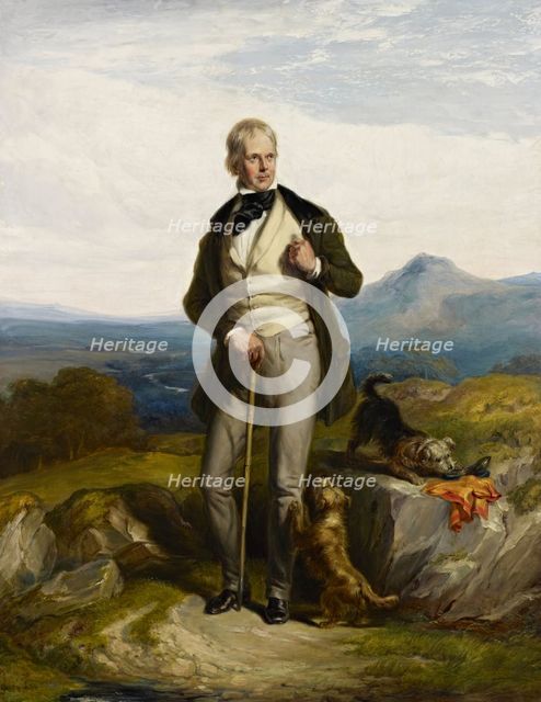 Sir Walter Scott, c1844. Creator: Allan, Sir William (1782-1850).
