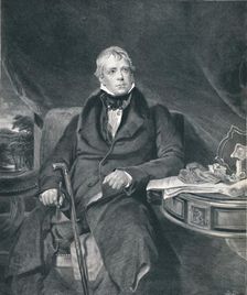 Sir Walter Scott c1821, (1896). Artist: John Horsburgh