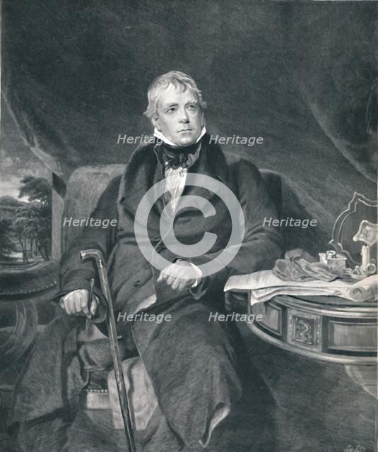 'Sir Walter Scott', c1821, (1896). Artist: John Horsburgh.