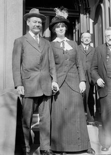 Sir Wilfred Grenfell M.D., Missionary in Labrador, and Mrs. Grenfell..., 1914. Creator: Harris & Ewing