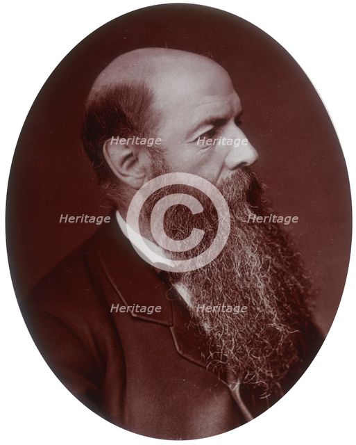 Sir Wilfrid Lawson, politician, MP for Carlisle, 1882. Creator: Lock & Whitfield.