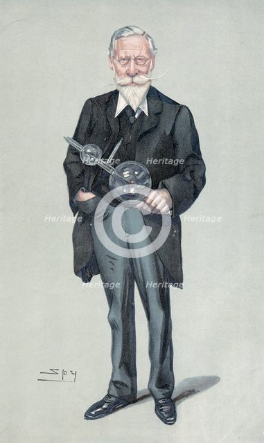 Sir William Crookes, English physicist and chemist, c1900s. Creator: Sir Leslie Matthew Ward.