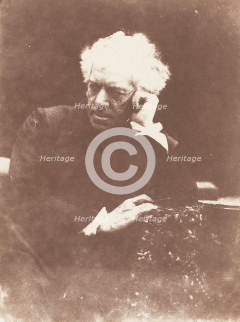 Sir William Allan, 1843-47. Creators: David Octavius Hill, Robert Adamson, Hill & Adamson.