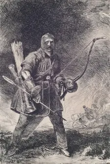 Sir William Allan as an Archer, 1815. Creator: Andrew Geddes