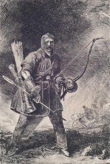 Sir William Allan as an Archer, 1815. Creator: Andrew Geddes