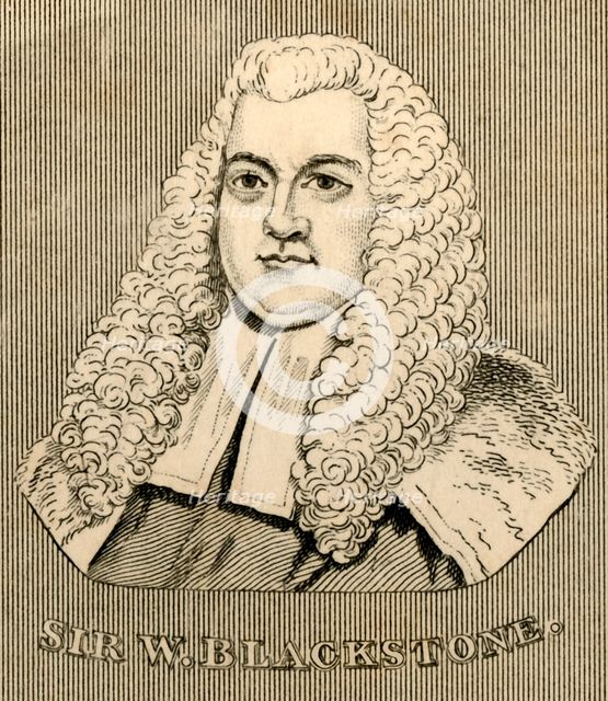 'Sir William Blackstone', (1723-1780), 1830. Creator: Unknown.