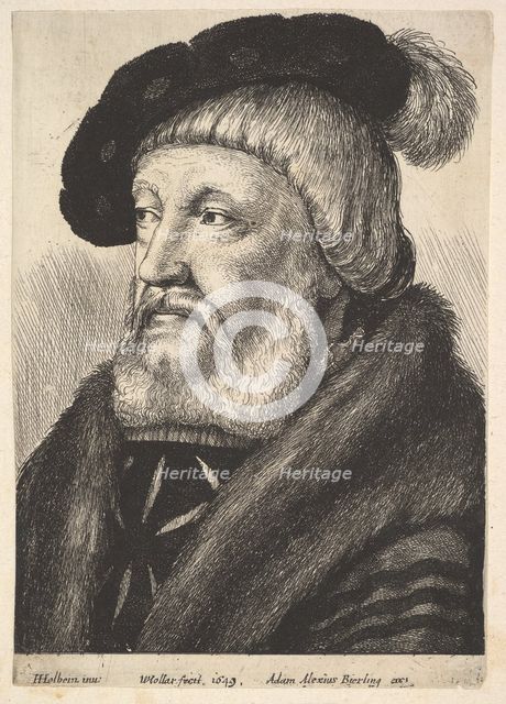 Sir William Butts, 1649. Creator: Wenceslaus Hollar.