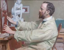 Sir William Goscombe John (1860-1952), c1900s. Creators: Simon Harmon Vedder, Sir William Goscombe John