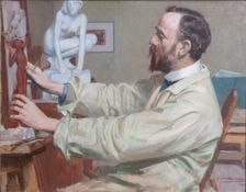 Sir William Goscombe John (1860-1952), c1900s. Creators: Simon Harmon Vedder, Sir William Goscombe John