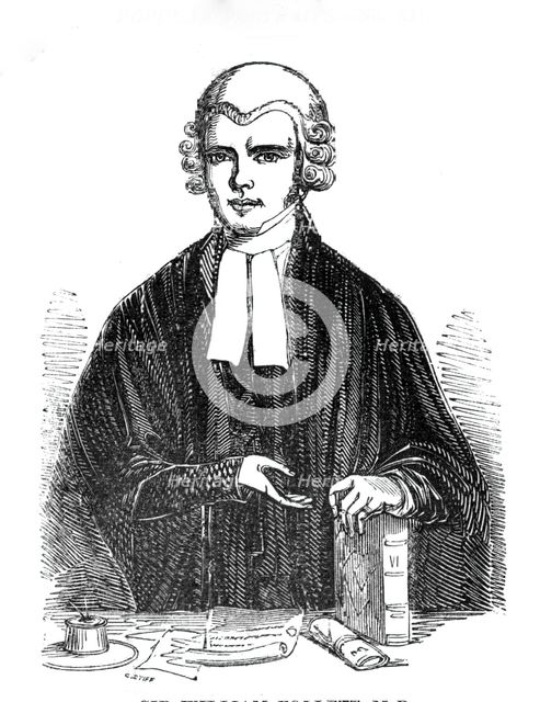 Sir William Follet MP, 1842. Creators: Unknown, C. Stiff.