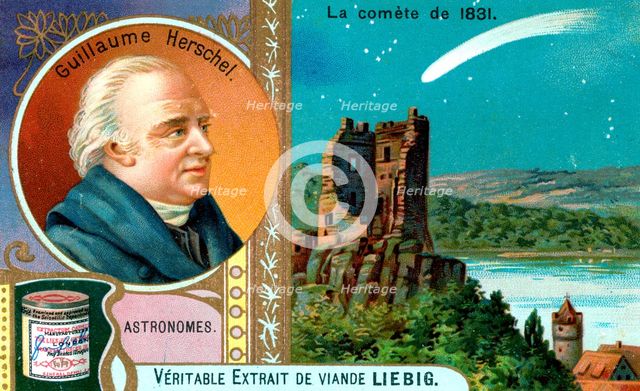 Sir William Herschel, German-born British astronomer, (c1900). Artist: Unknown
