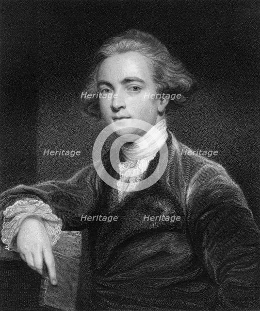 Sir William Jones, 18th century English philologist, (1836).Artist: James Posselwhite