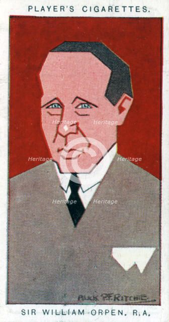 Sir William Orpen, British painter, 1926.Artist: Alick P F Ritchie