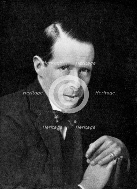 Sir William Orpen, Irish painter, c1920. Artist: Elliott & Fry