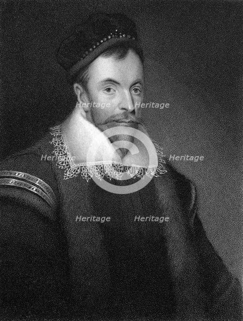 Sir William Maitland of Lethington (1525-1573), 1825.Artist: T Blood
